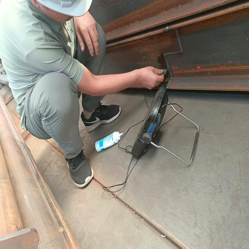 Liweiyuan stålstruktur slutför framgångsrikt ultraljudstest av stålstrukturlager som exporteras till Thailand