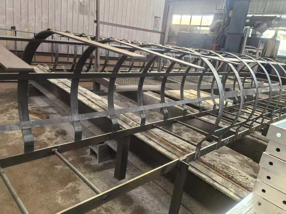 Industriell stålstege för vertikal åtkomst